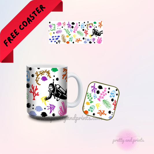 Under the Sea Set (Mug and Coaster)